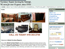 Tablet Screenshot of mobilefurniturerepairs.com